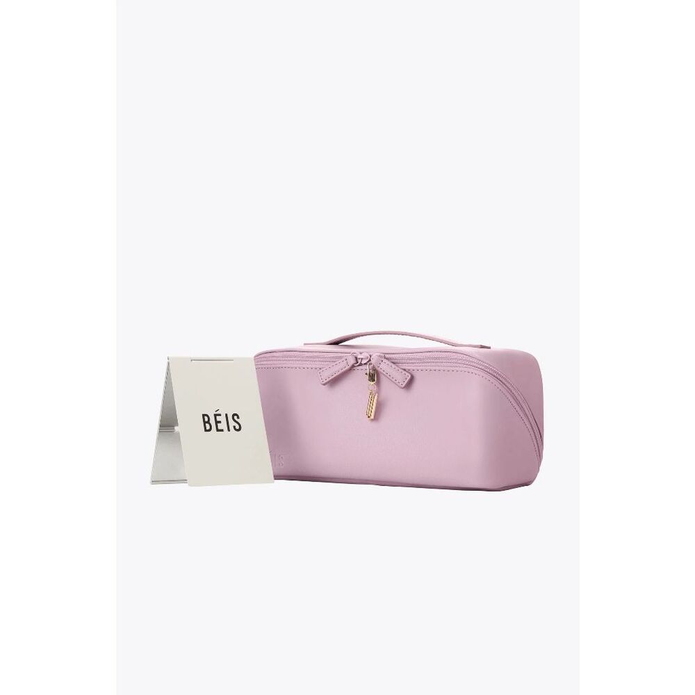 NWT Beis x Wicked Toiletry Kit Cosmetic Bag In Wicked Pink